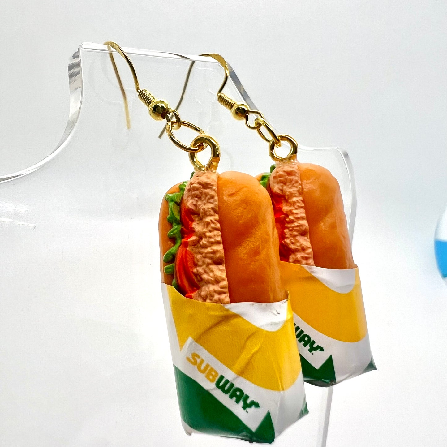 Subway Tuna Sub Earrings