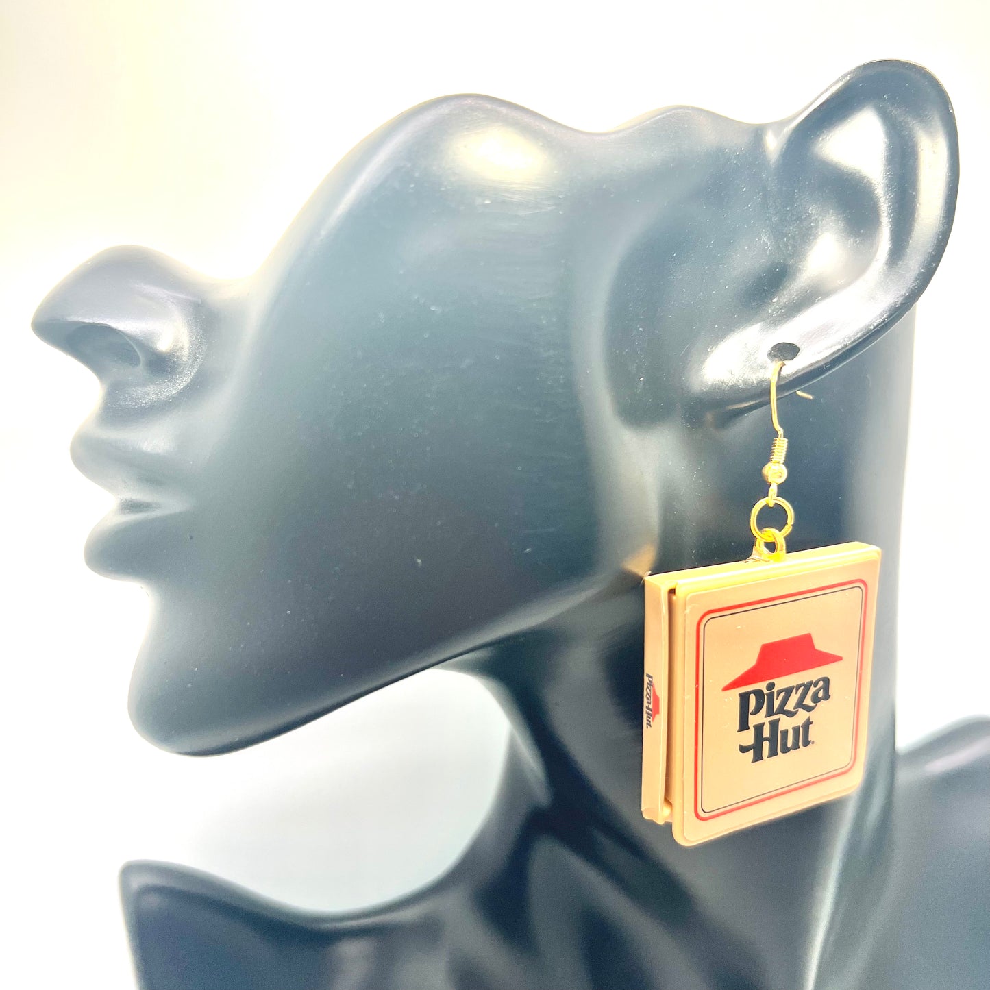 Pizza Hut Box Earrings