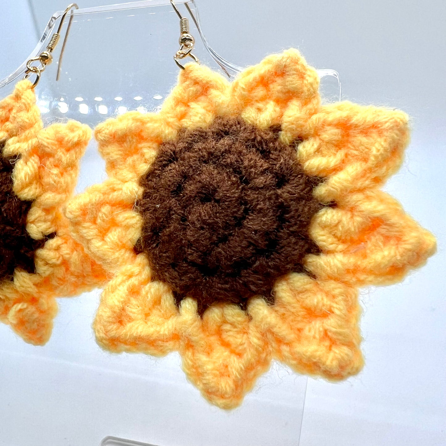 Crochet Flower Earrings