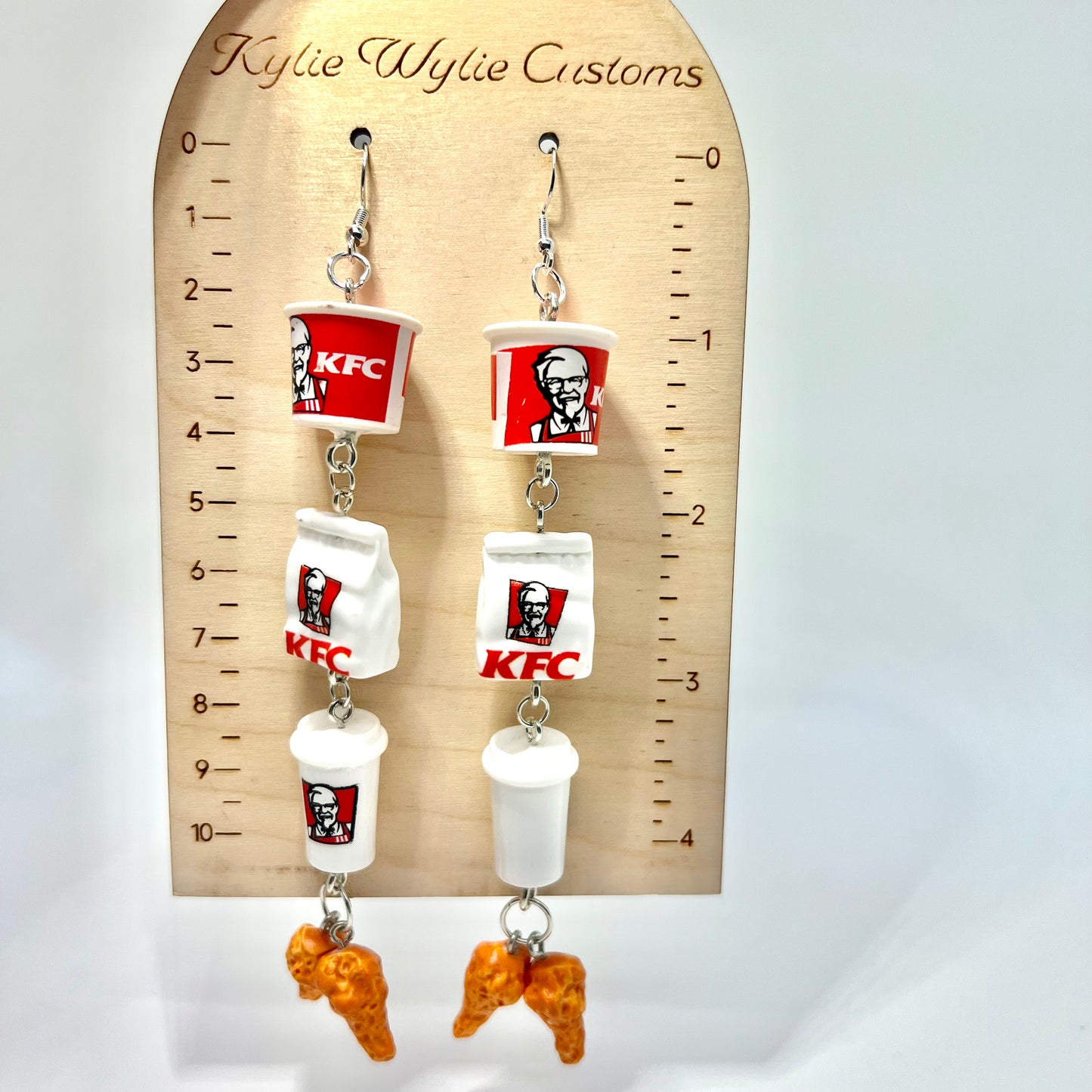 KFC Meal Chain Earrings