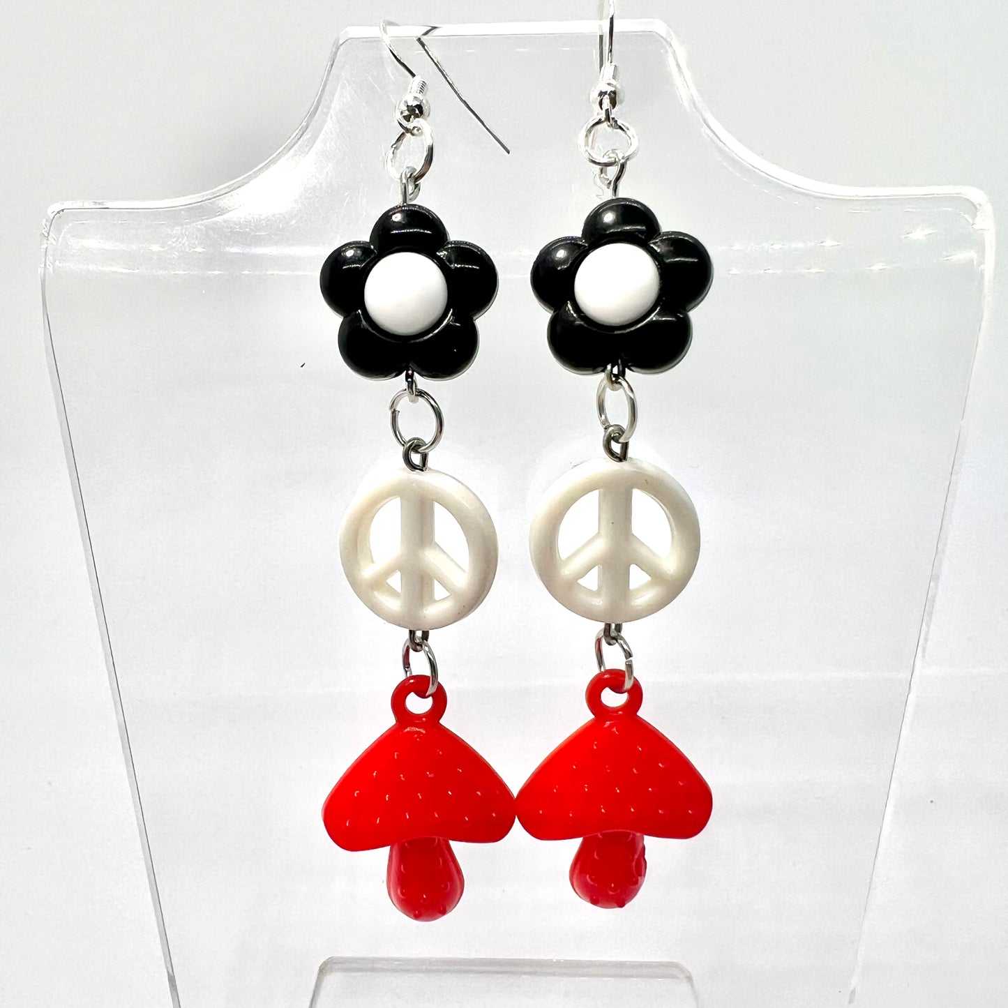 Mushroom Chain Earrings