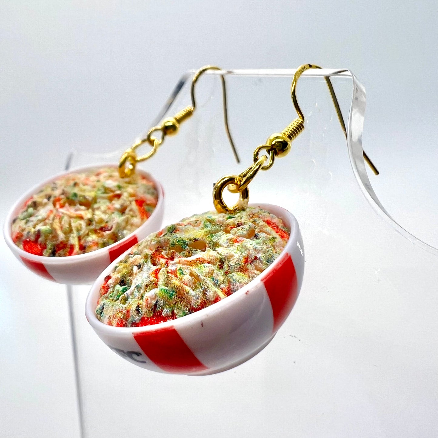 KFC Cole Slaw Earrings