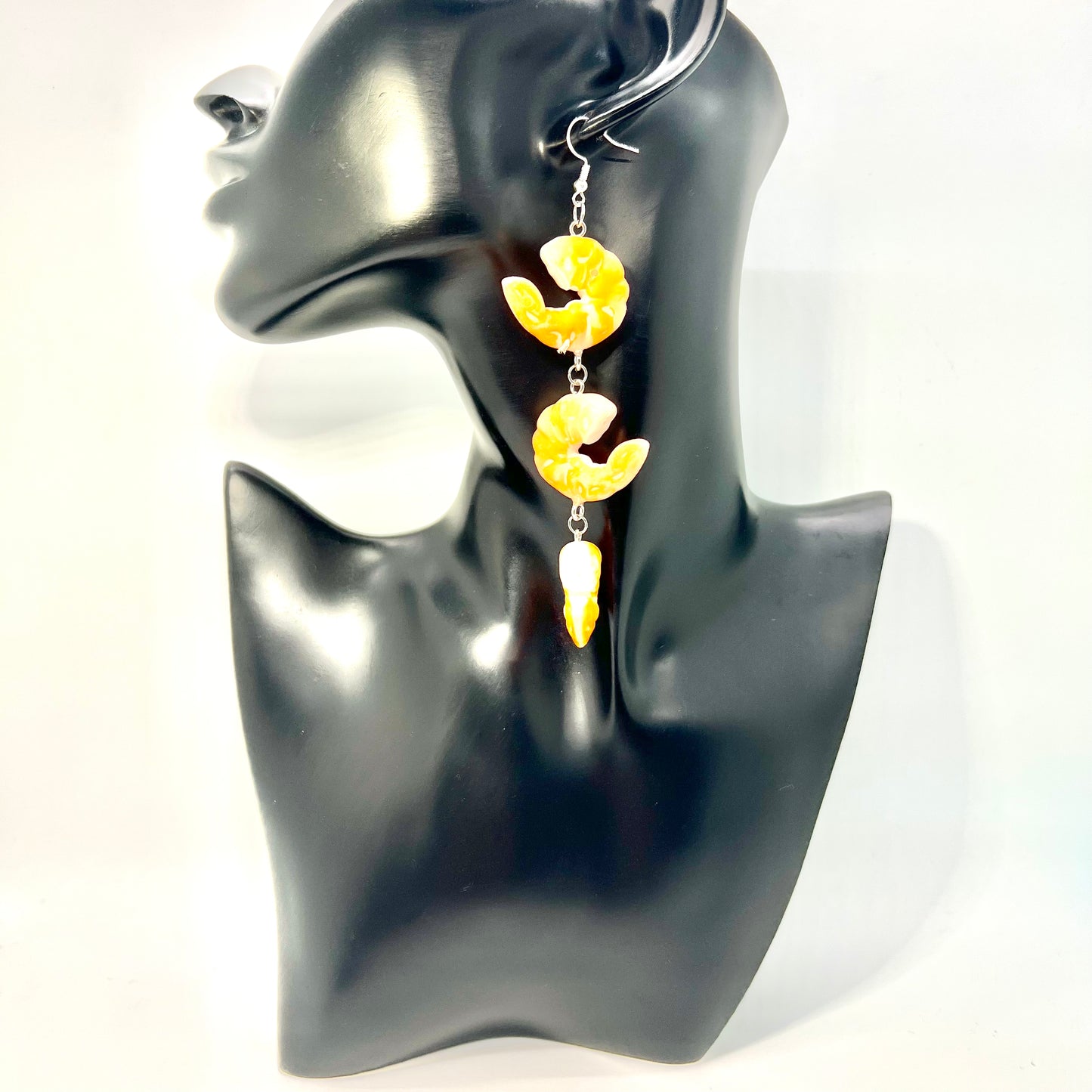 Shrimp Chain Earrings