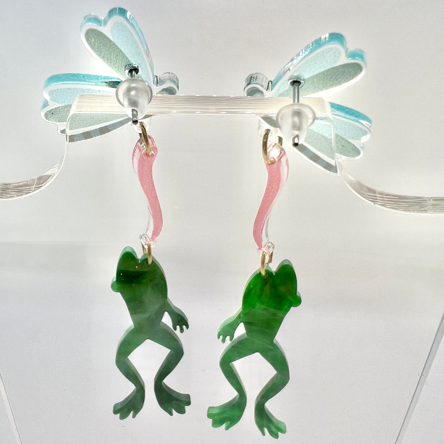 Frog & Fly Earrings