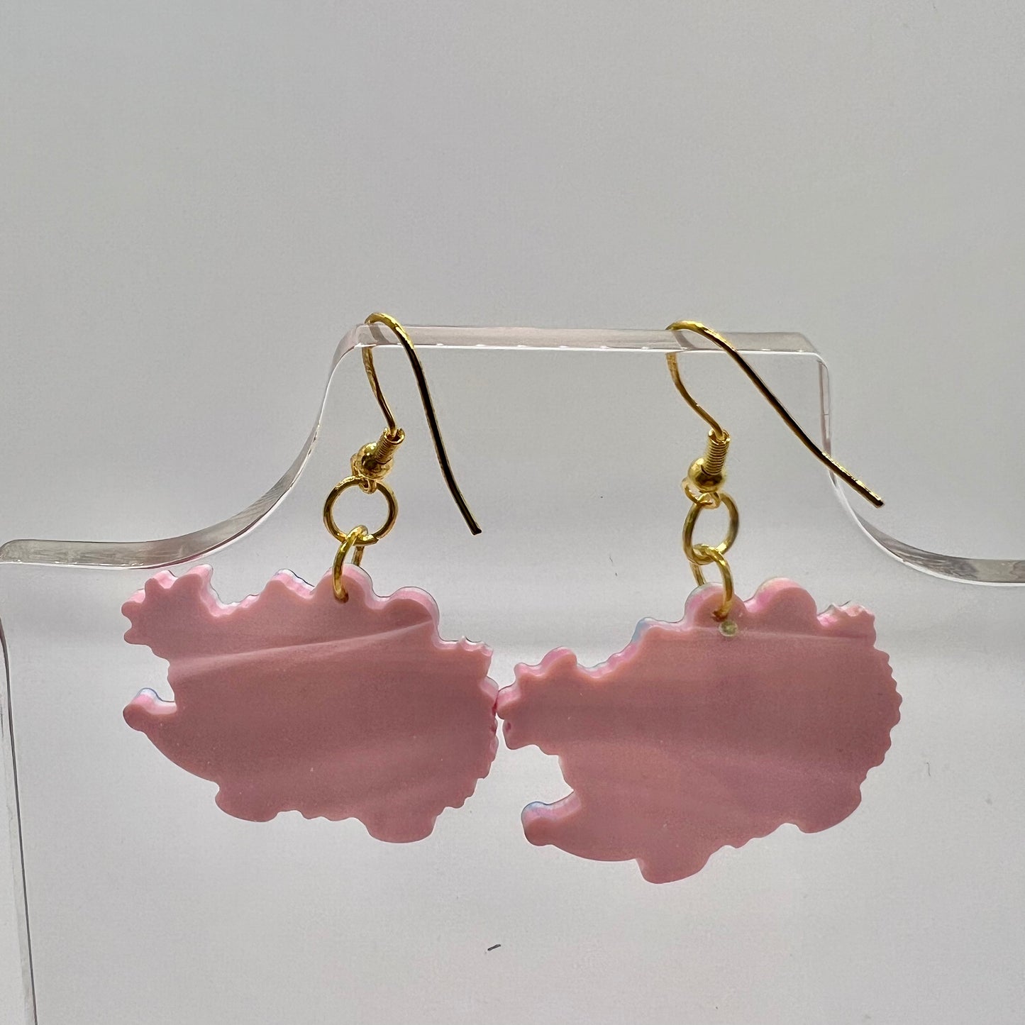 Psychedelic Hedgehog Earrings