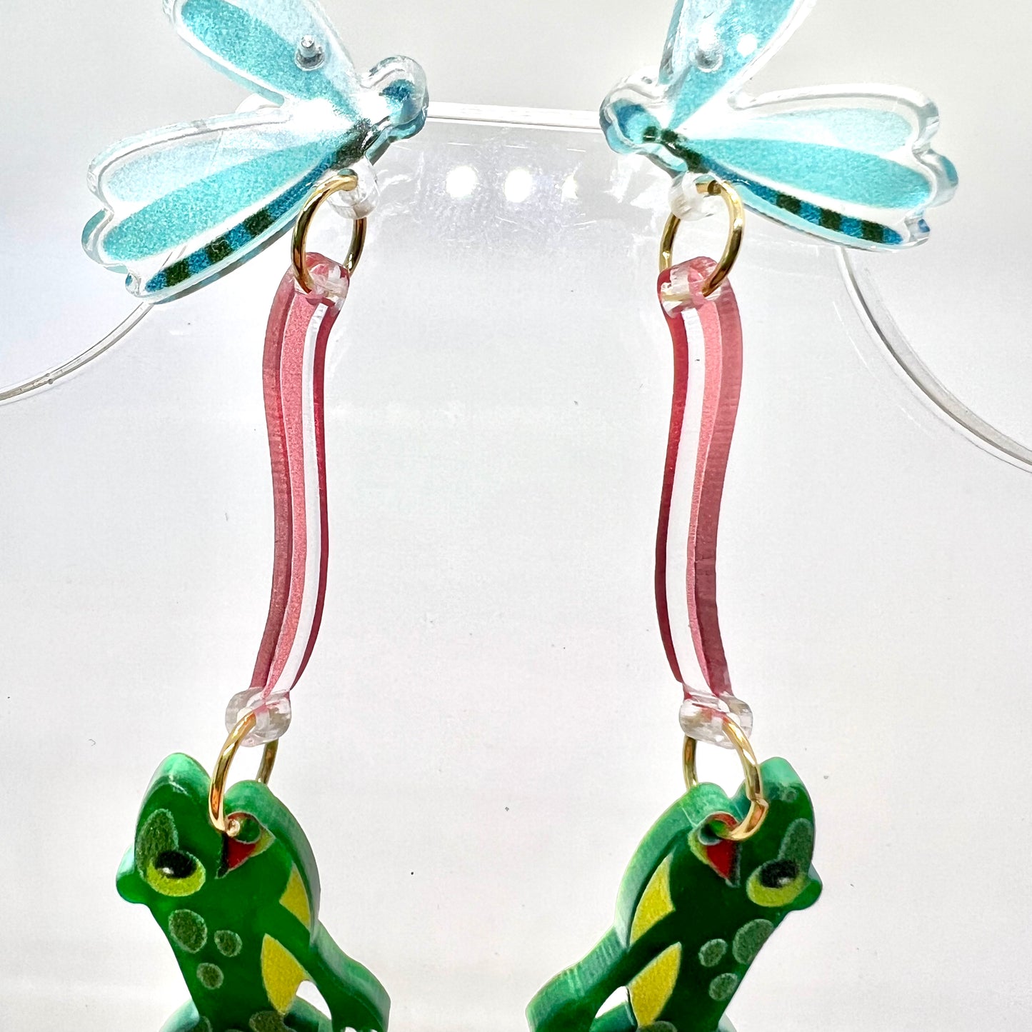 Frog & Fly Earrings