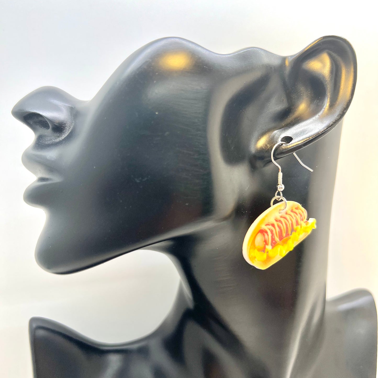 Loaded Hotdog Earrings