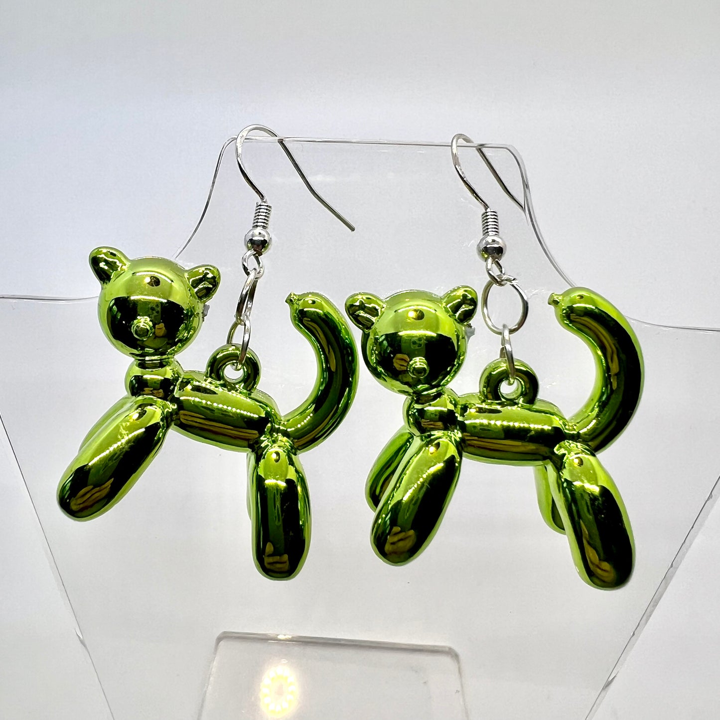 Balloon Animal Cat Earrings