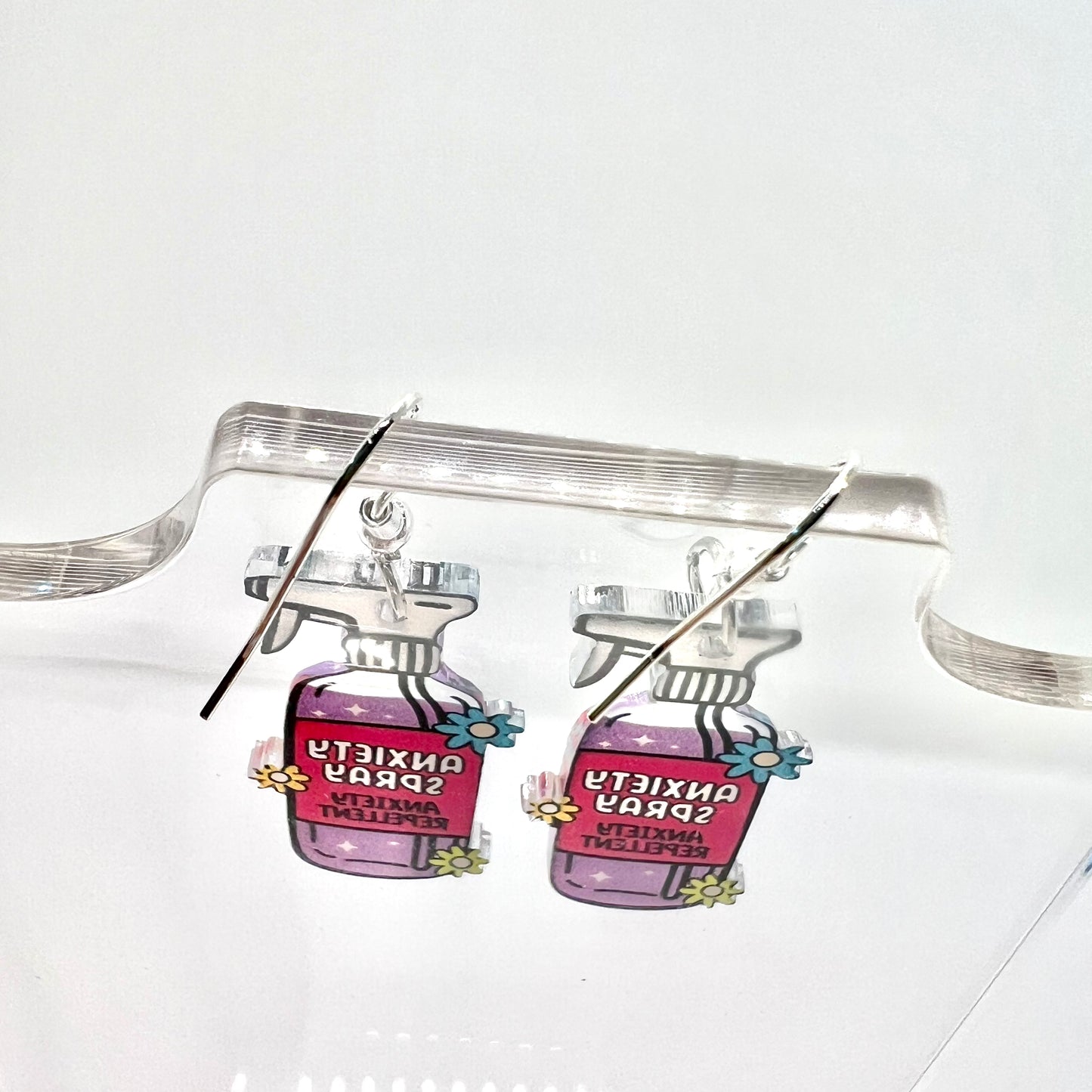 Anxiety Spray Earrings
