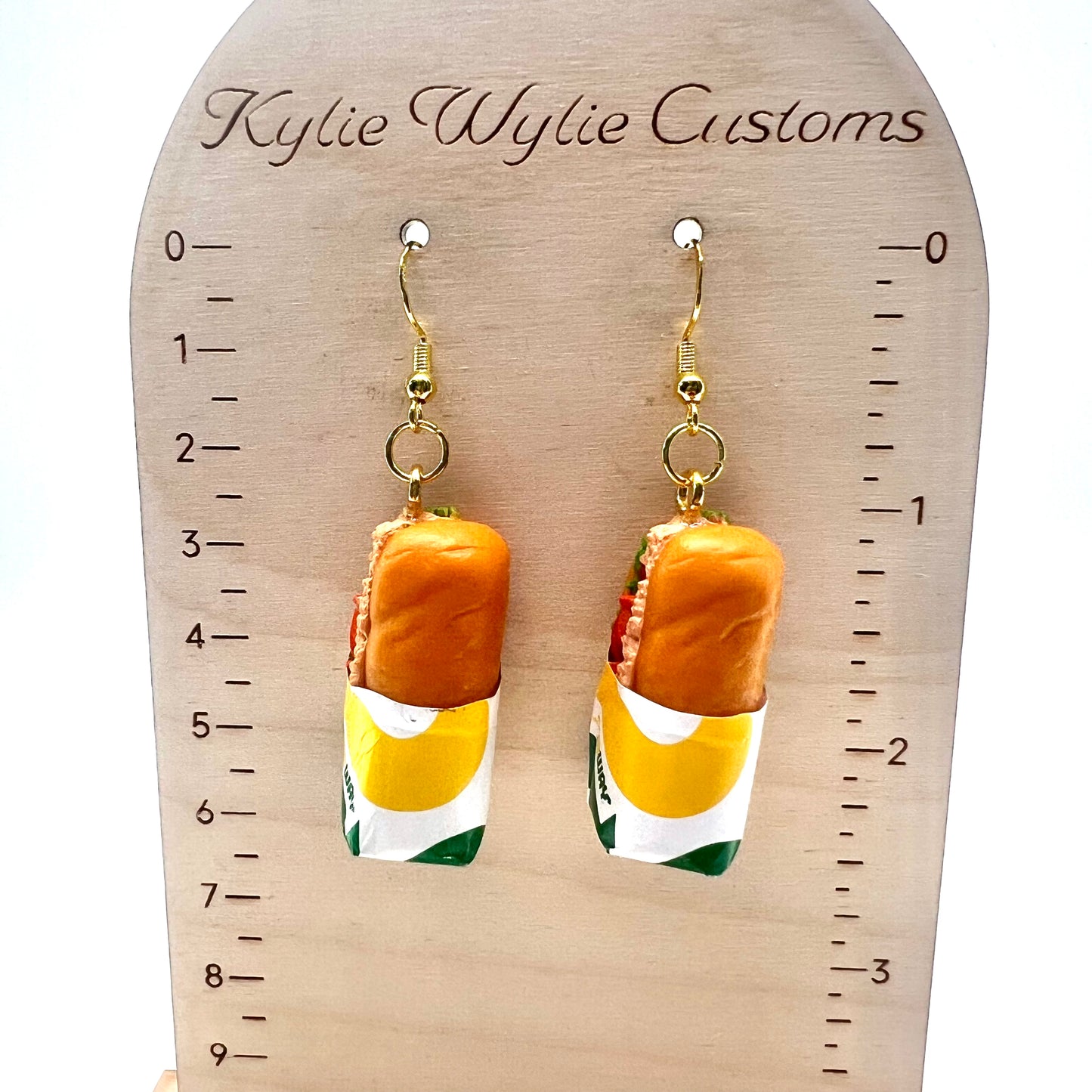 Subway Tuna Sub Earrings