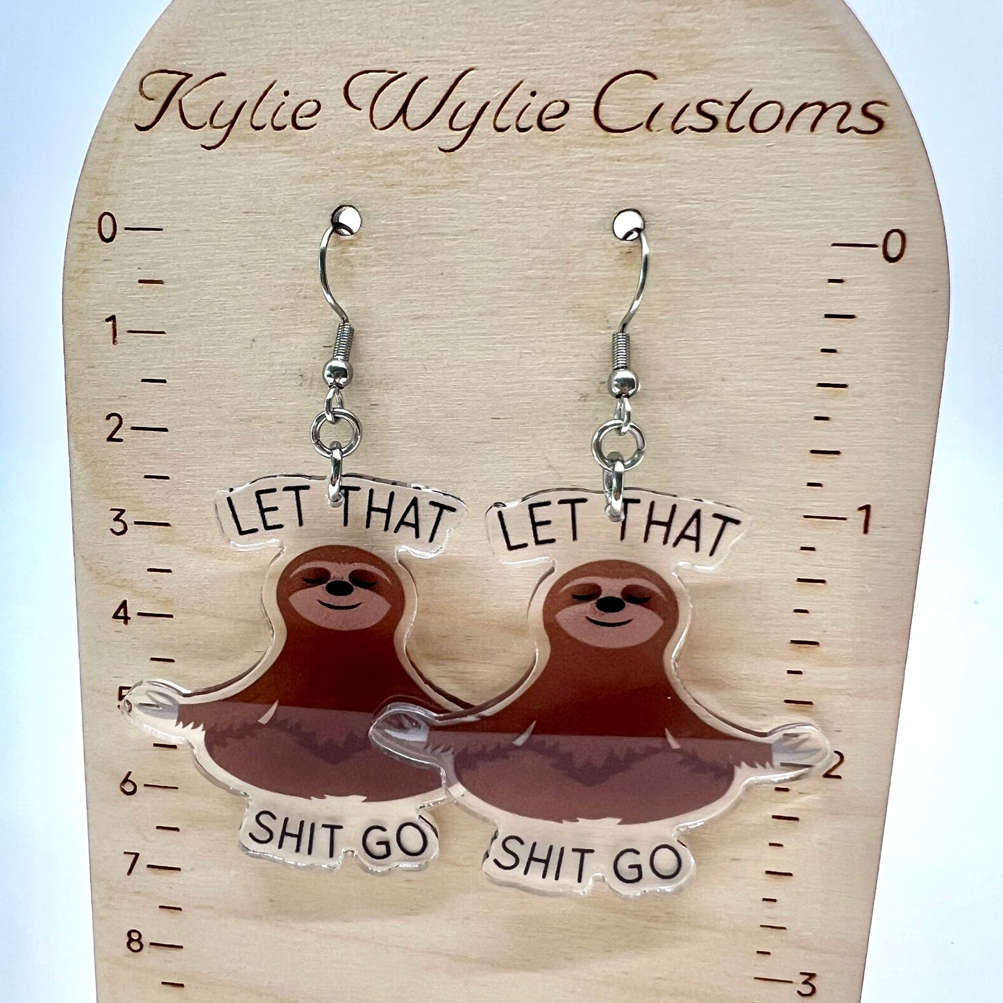 Moody Sloth Earrings
