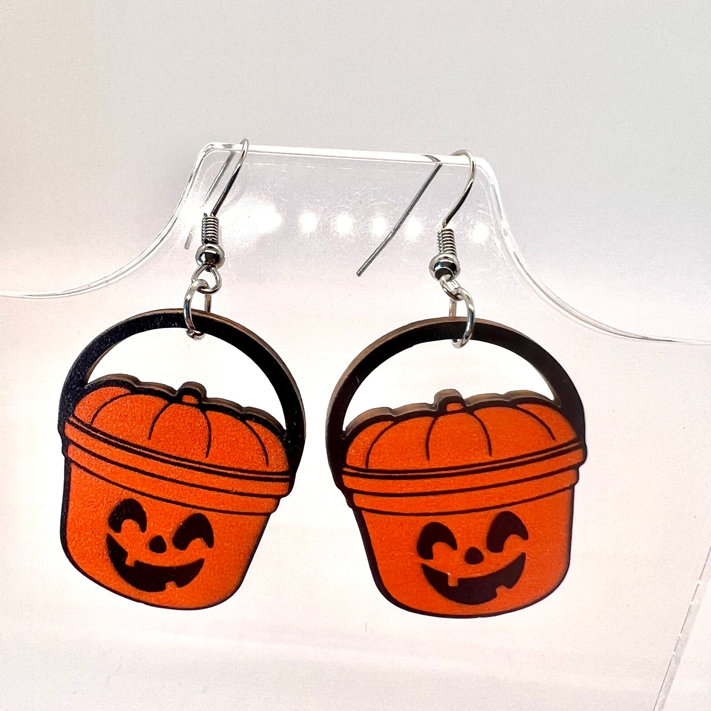 McD’s Pumpkin Happy Meal Pail Earrings