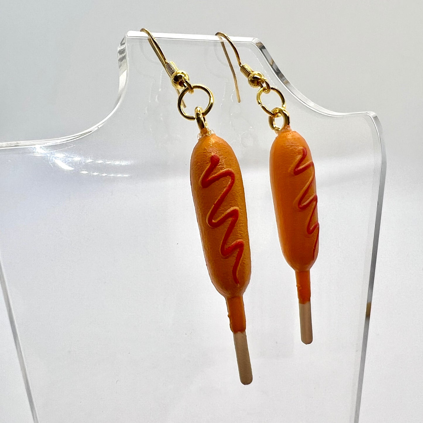 Corn Dog Earrings