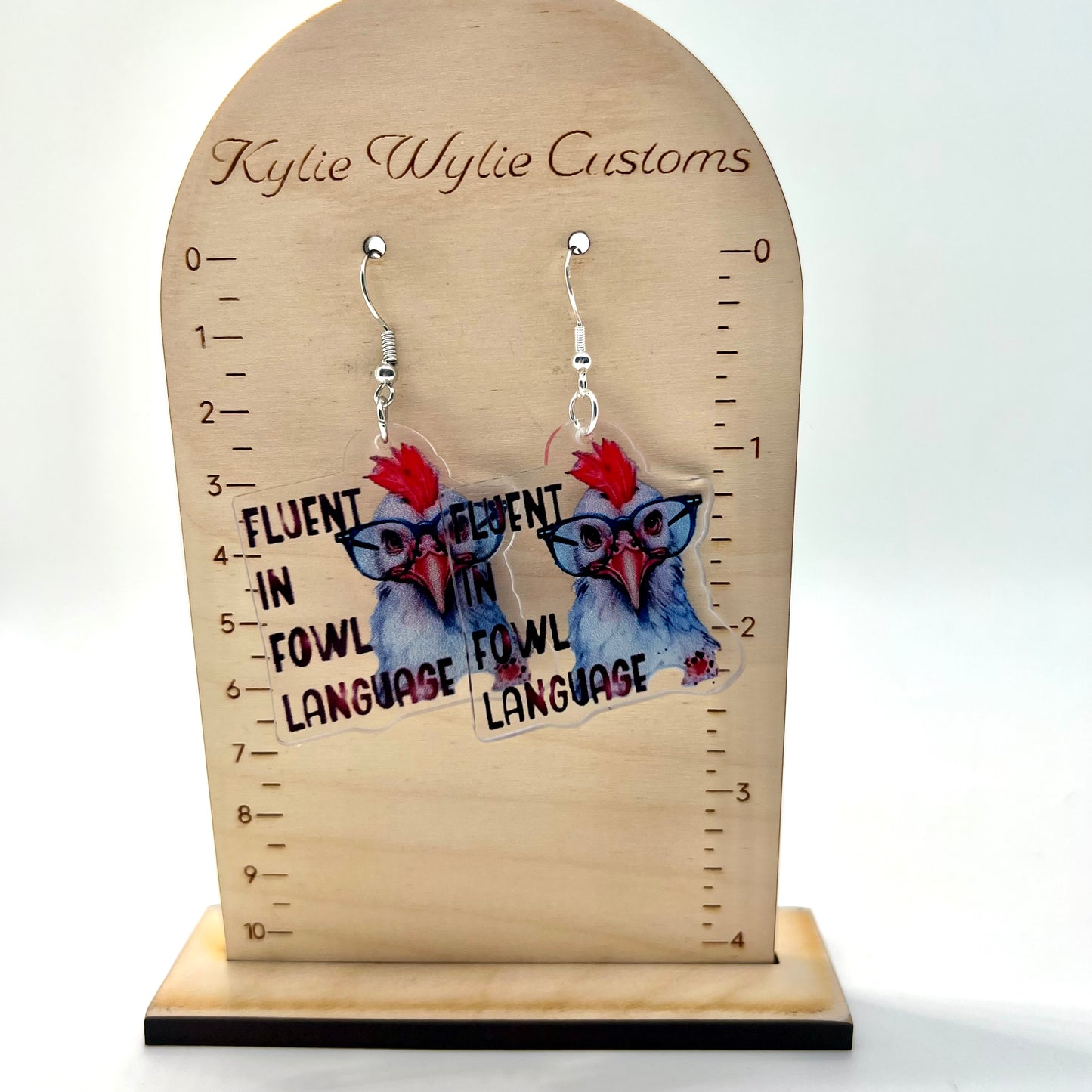 Fowl Language Earrings