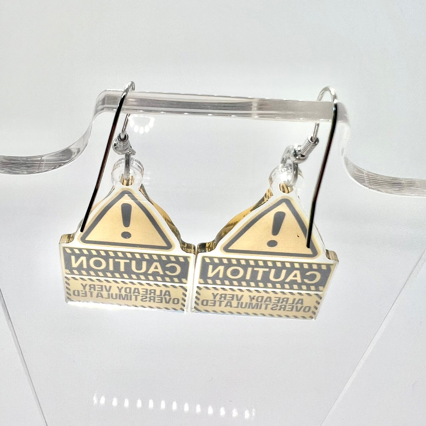 Caution! Overstimulated Earrings