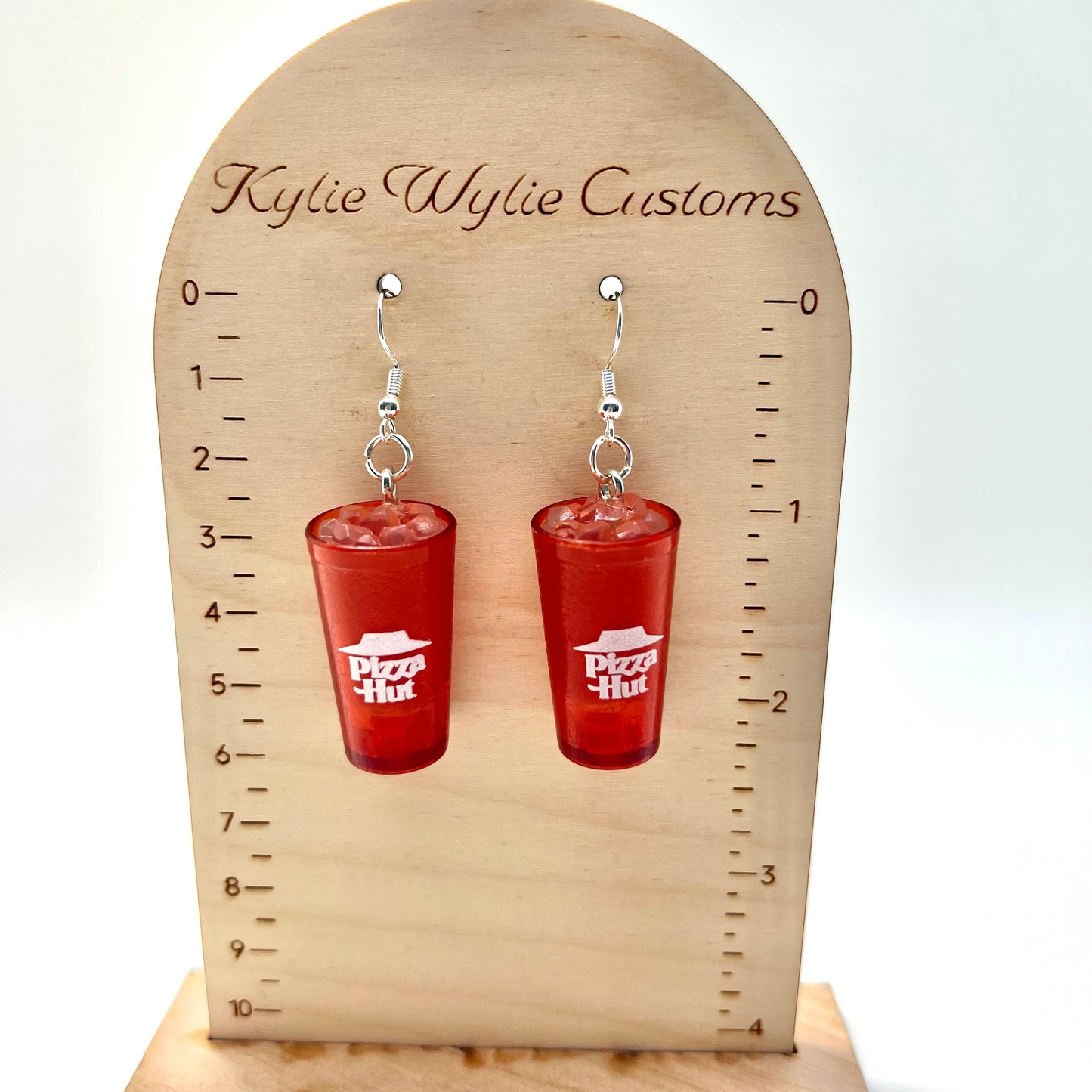 Pizza Hut Cup Earrings