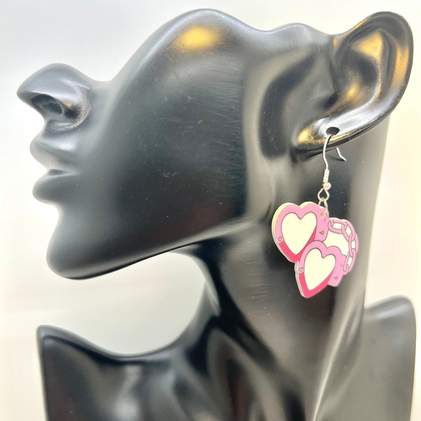 Heart Handcuff Earrings