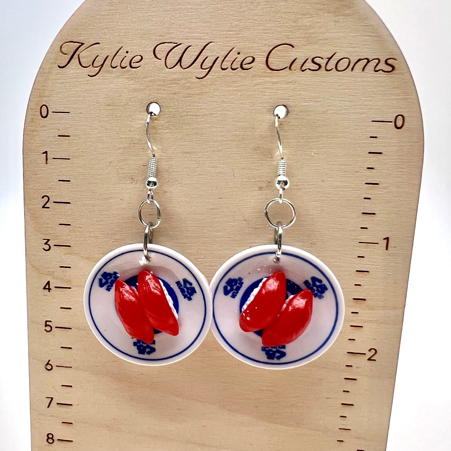 Sushi Plate Earrings