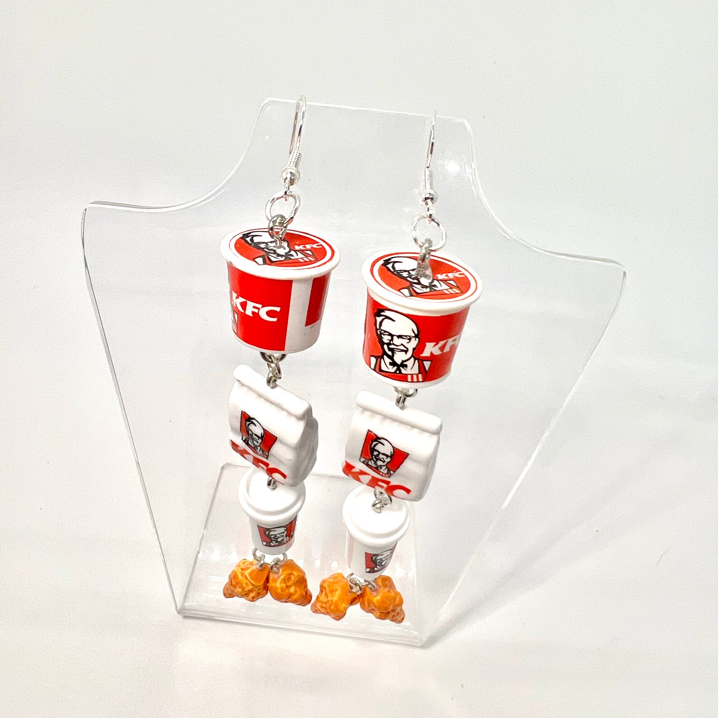 KFC Meal Chain Earrings