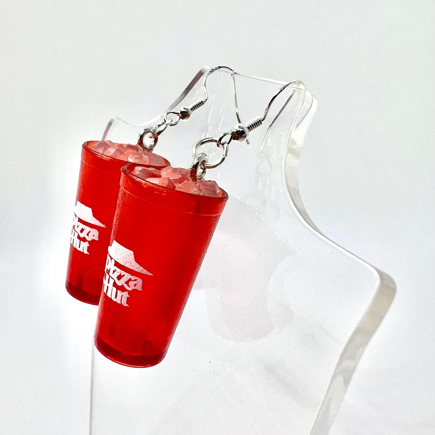 Pizza Hut Cup Earrings