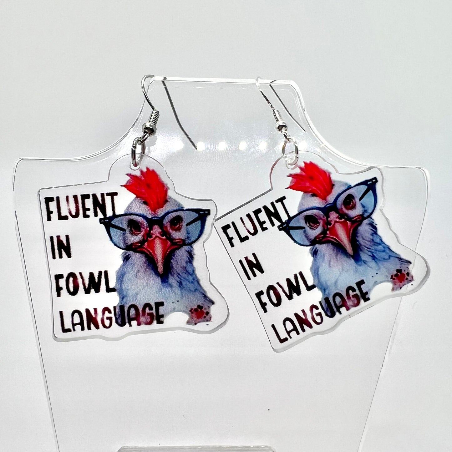Fowl Language Earrings