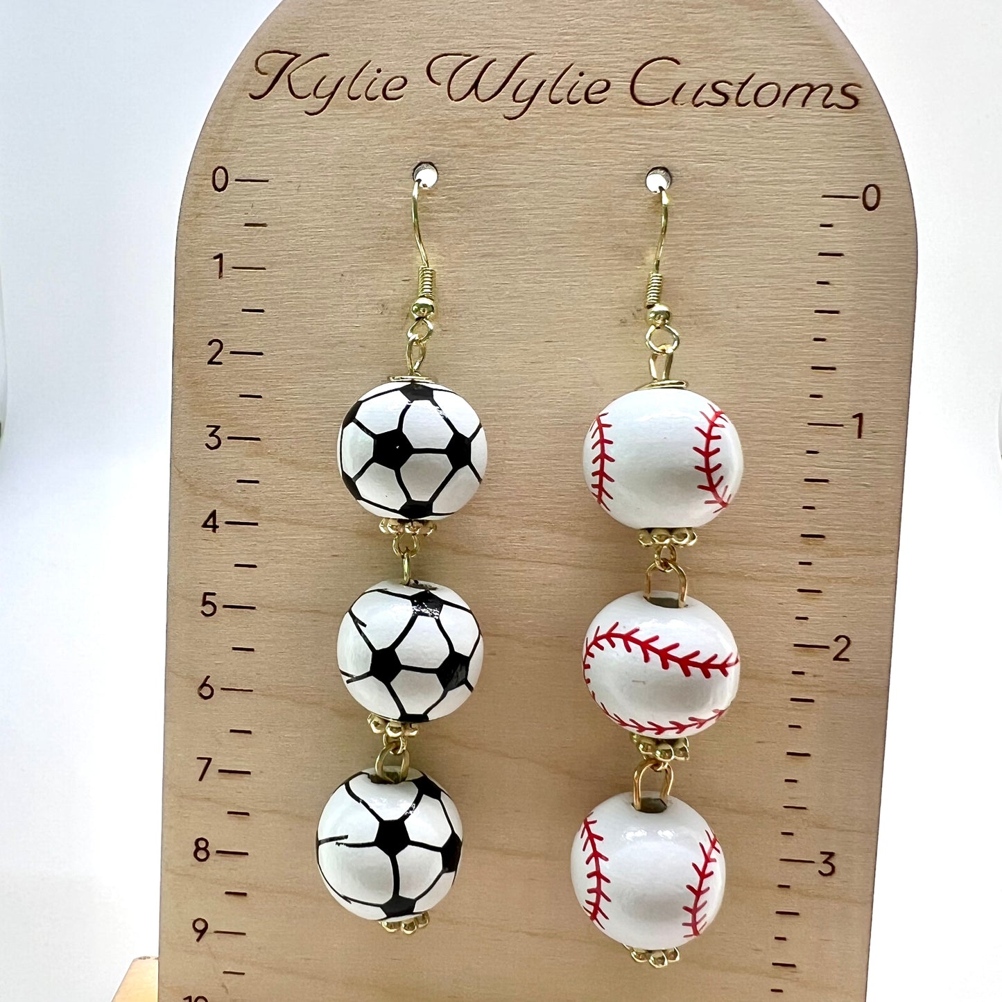 Sports Balls Earrings