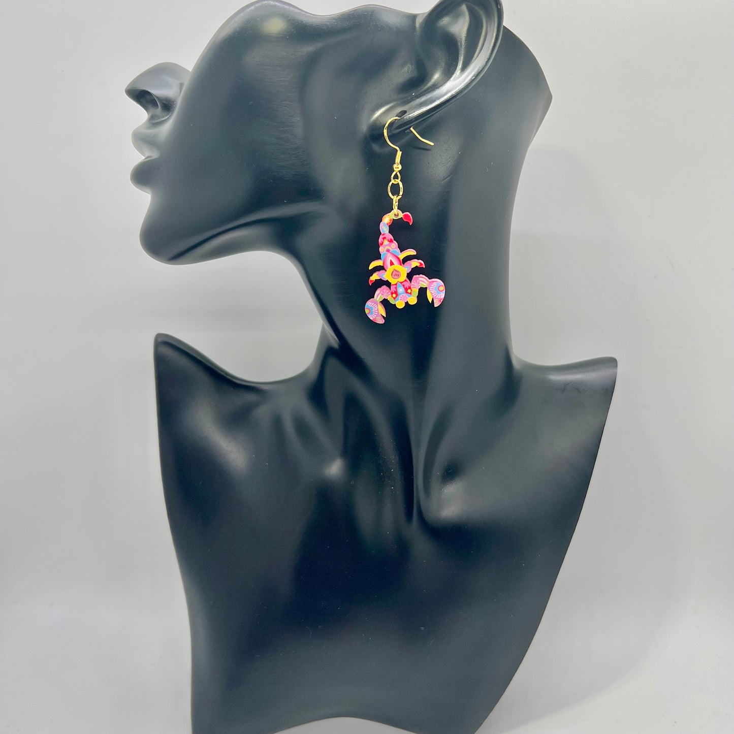 Psychedelic Scorpion Earrings