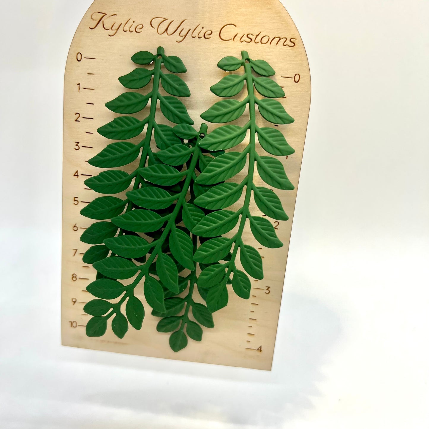 Large Plant Earrings