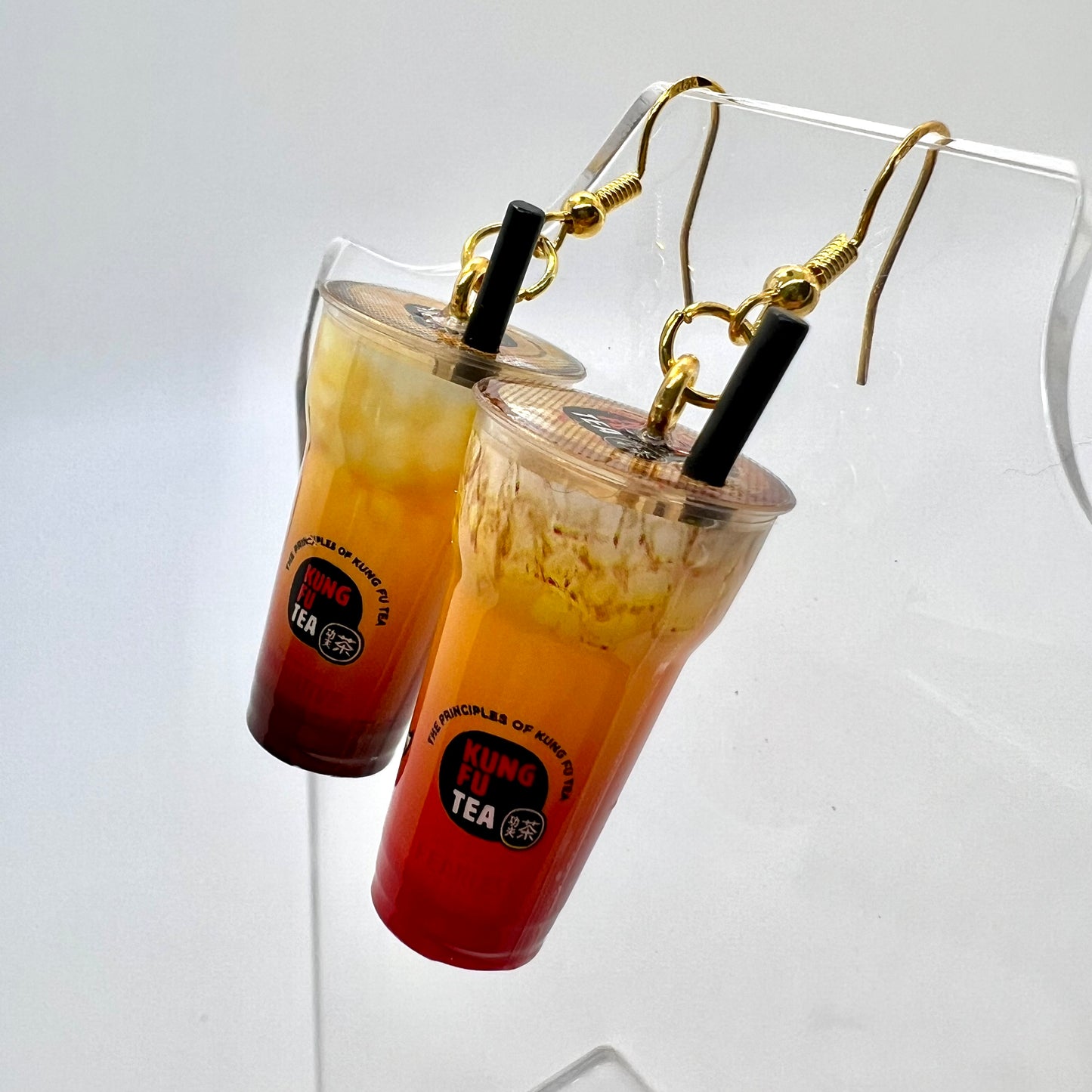 Kung Fu Tea Cups Earrings