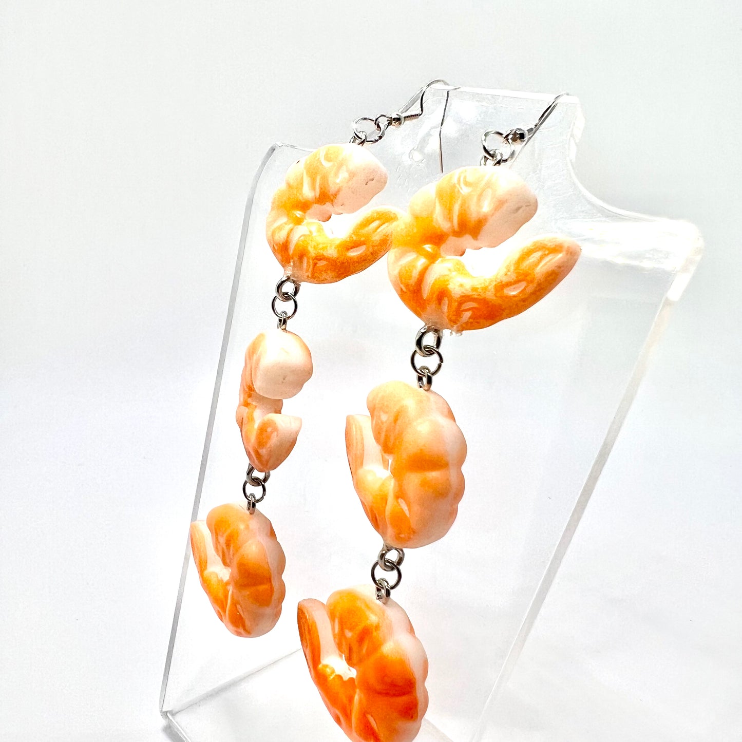 Shrimp Chain Earrings