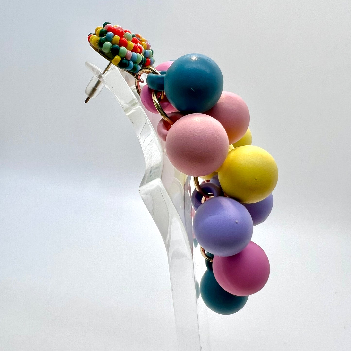Pastel Cluster Earrings