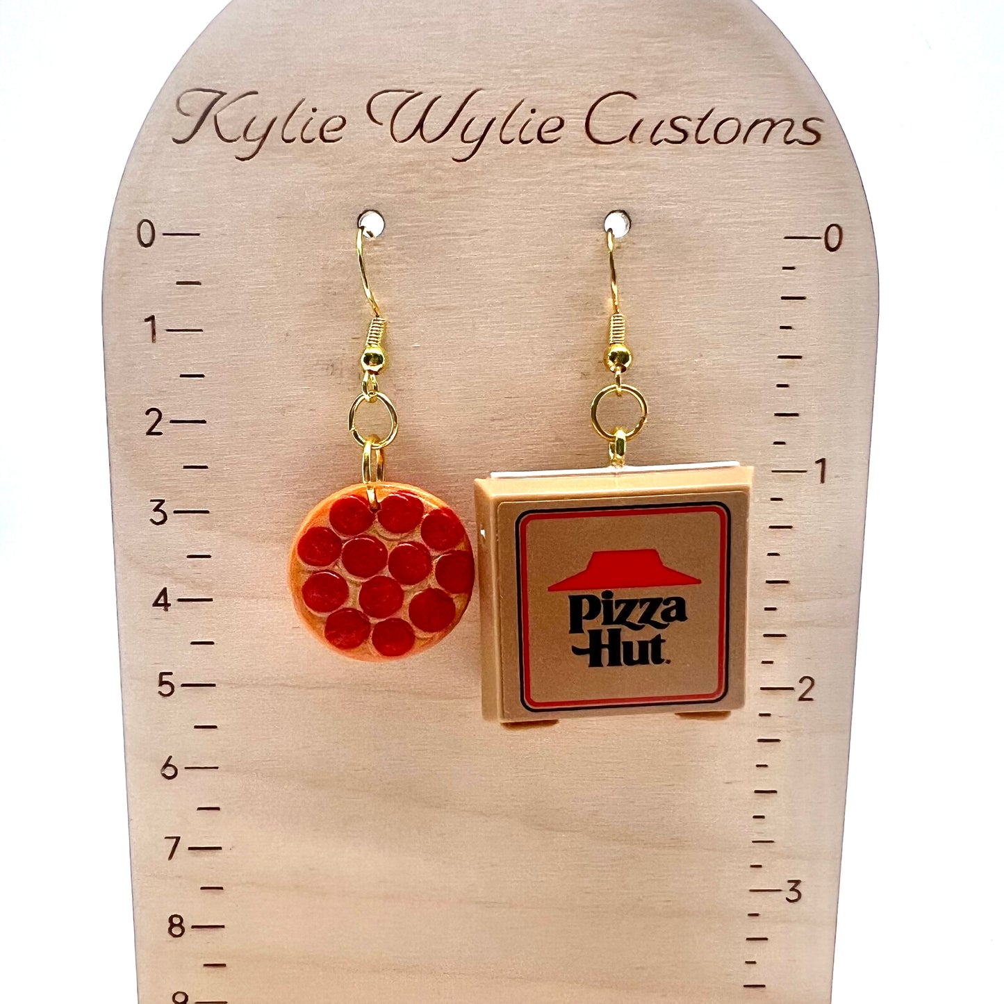 Mini Pizza Earrings
