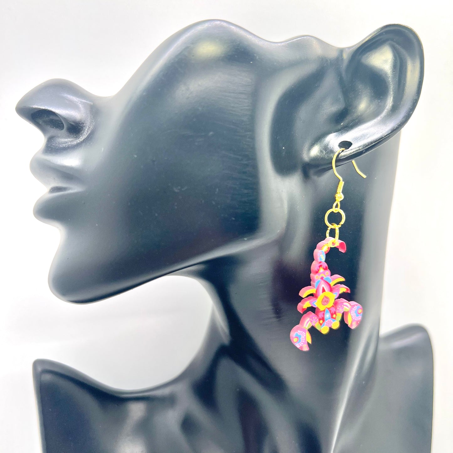 Psychedelic Scorpion Earrings