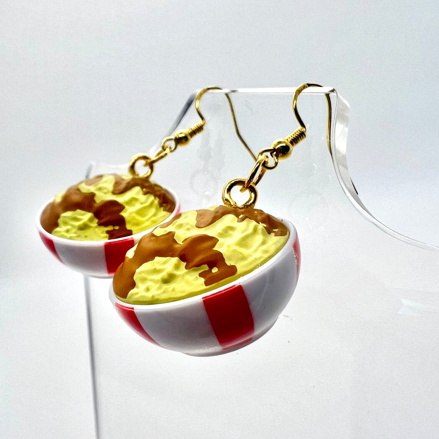 KFC Mashed Potatoes Earrings
