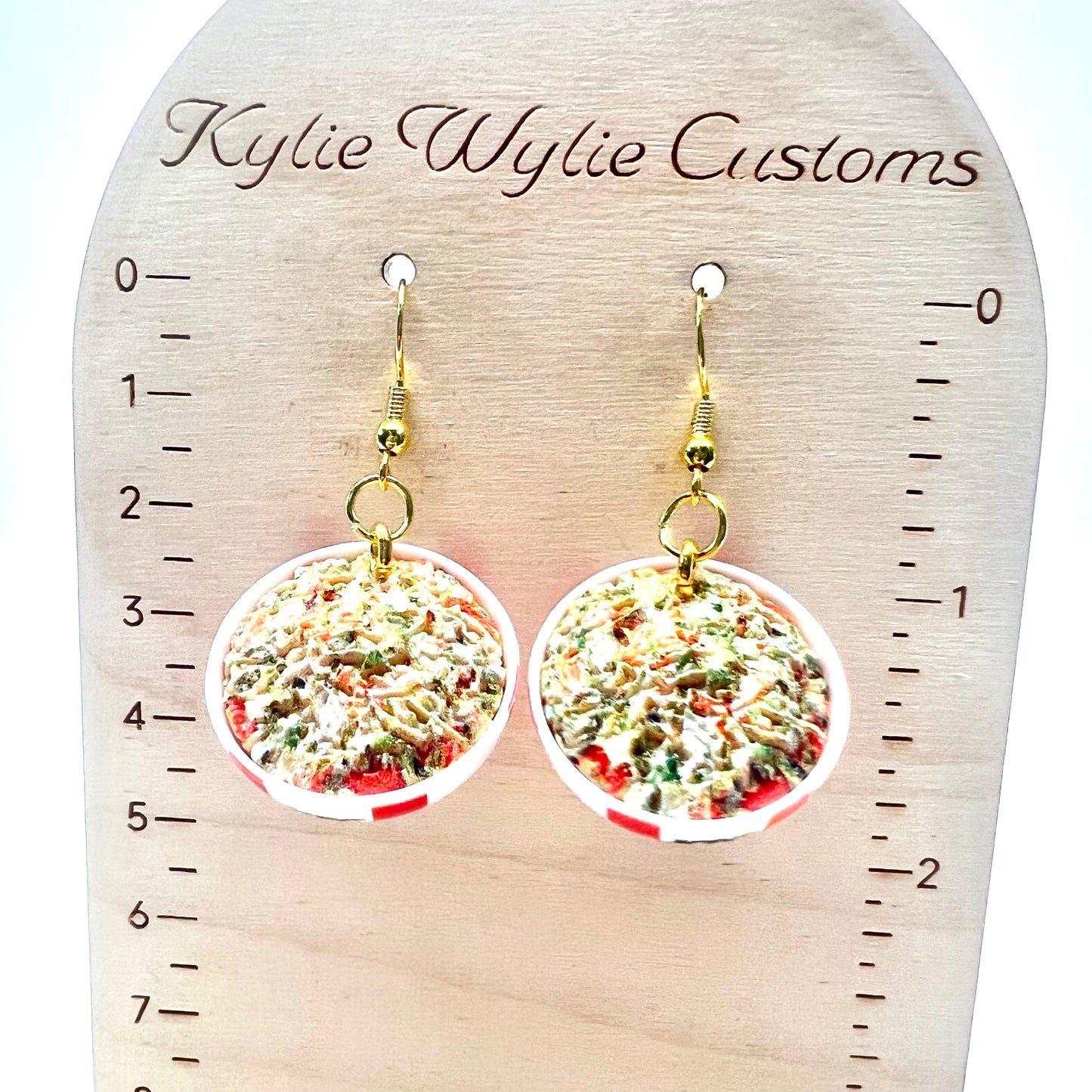 KFC Cole Slaw Earrings