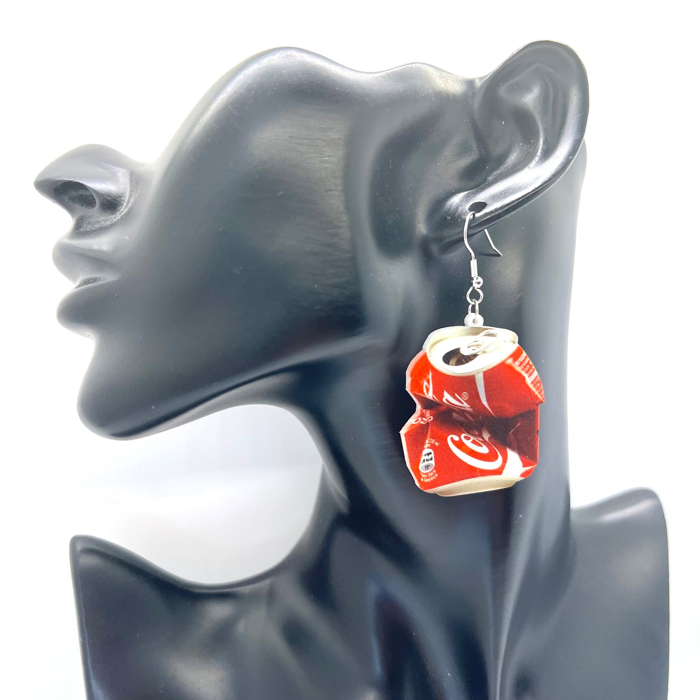 Crushed Coke Can Earrings
