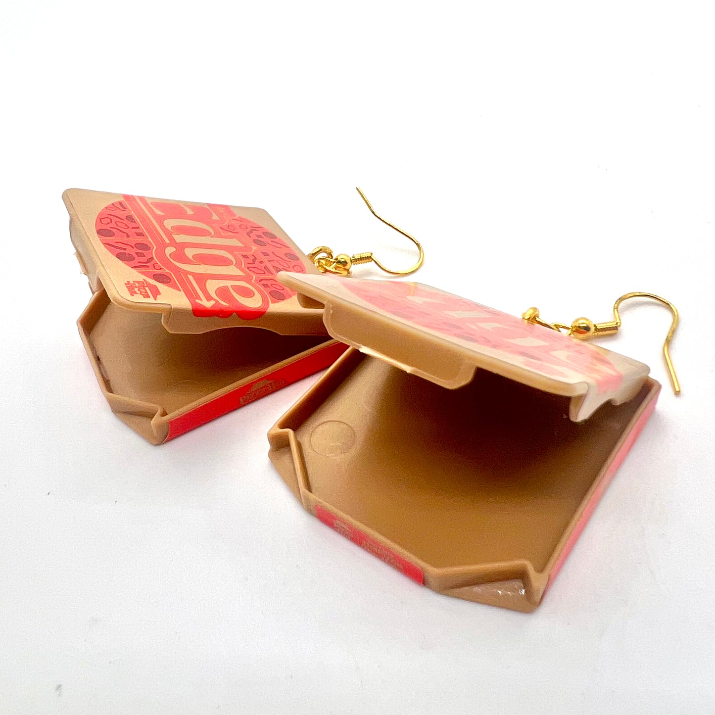 Pizza Hut Box Earrings
