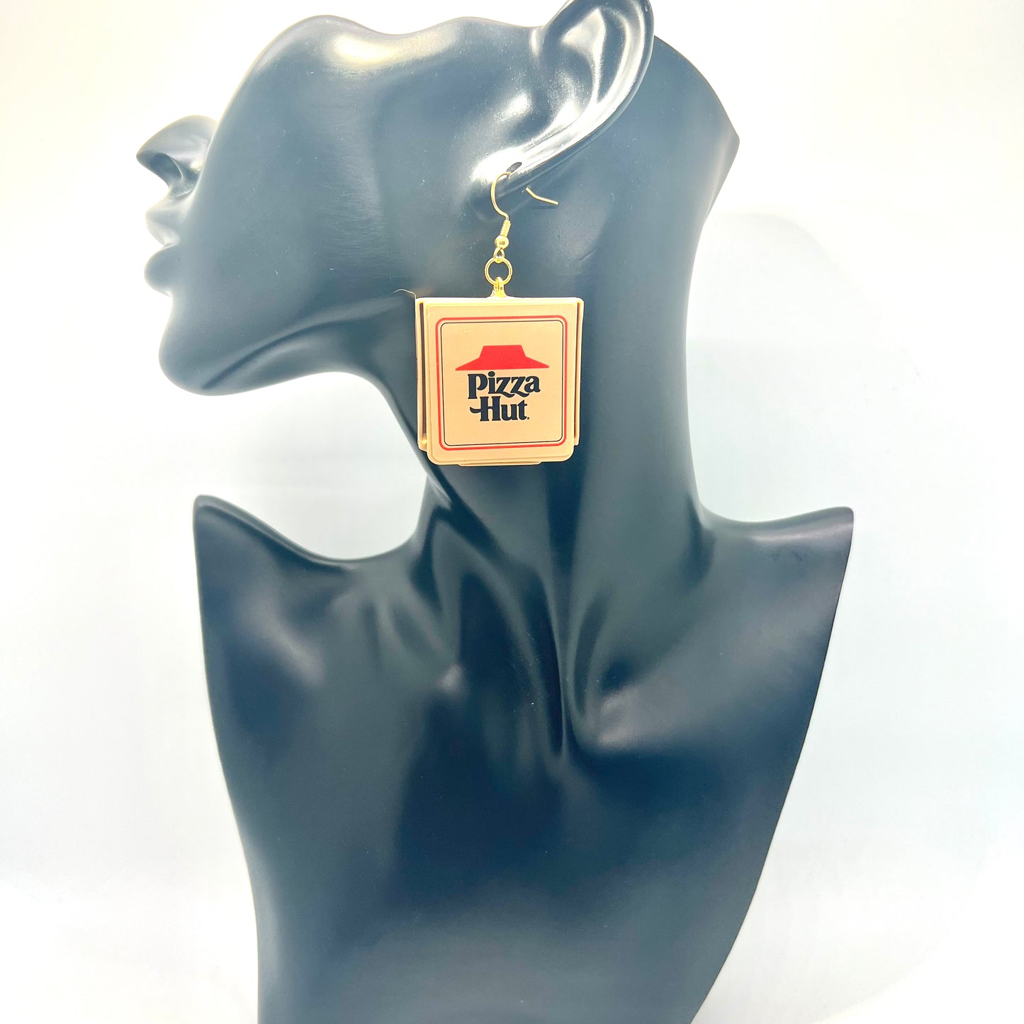 Pizza Hut Box Earrings