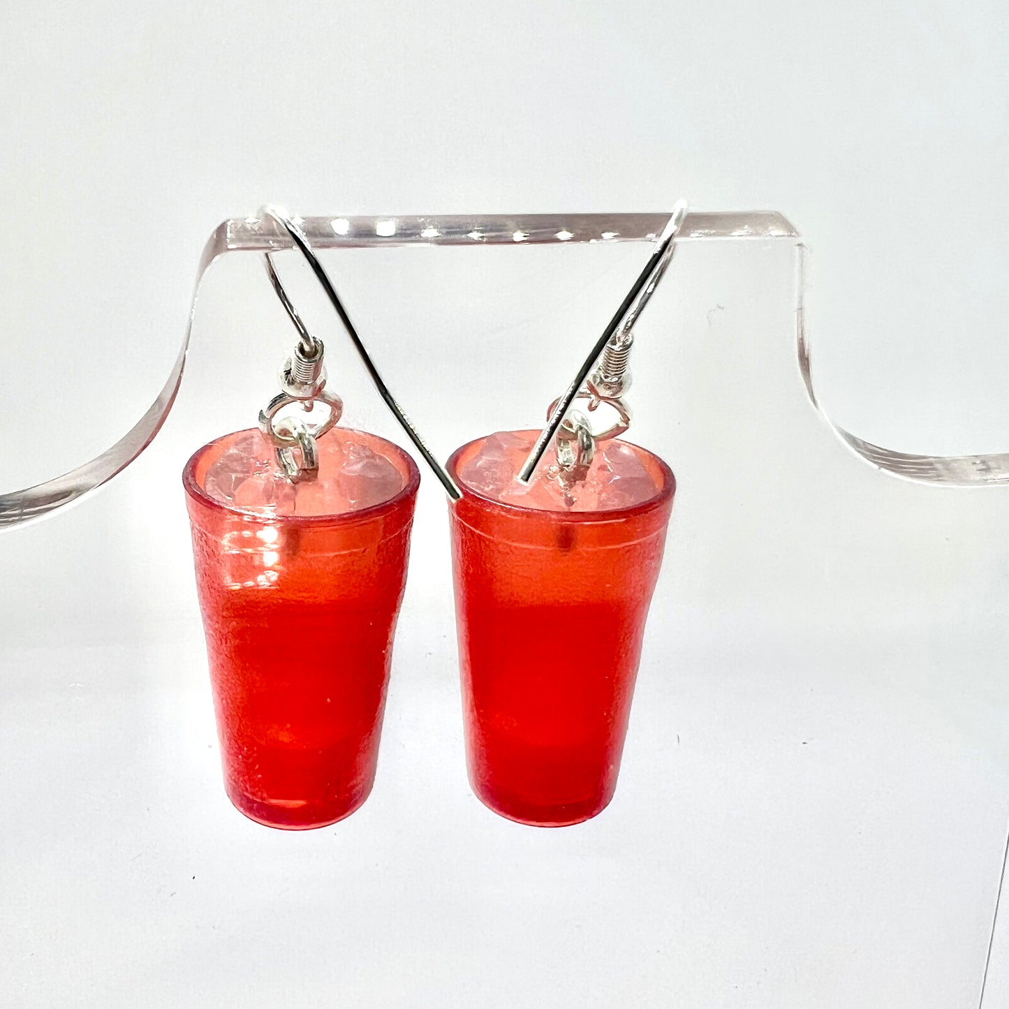 Pizza Hut Cup Earrings