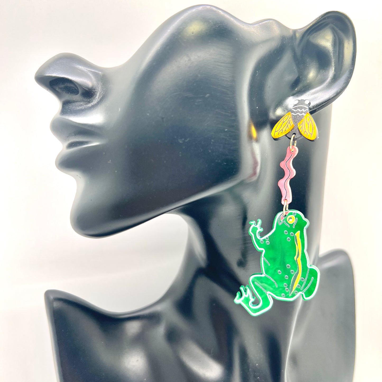Frog & Fly Earrings