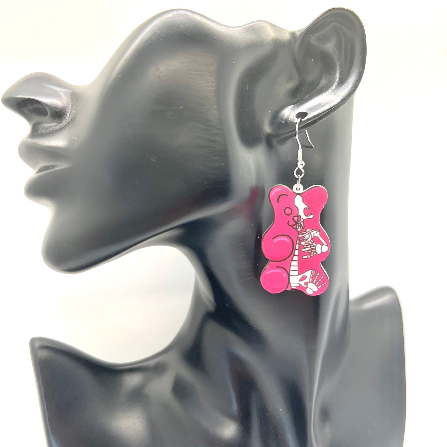Skeleton Gummy Bear Earrings