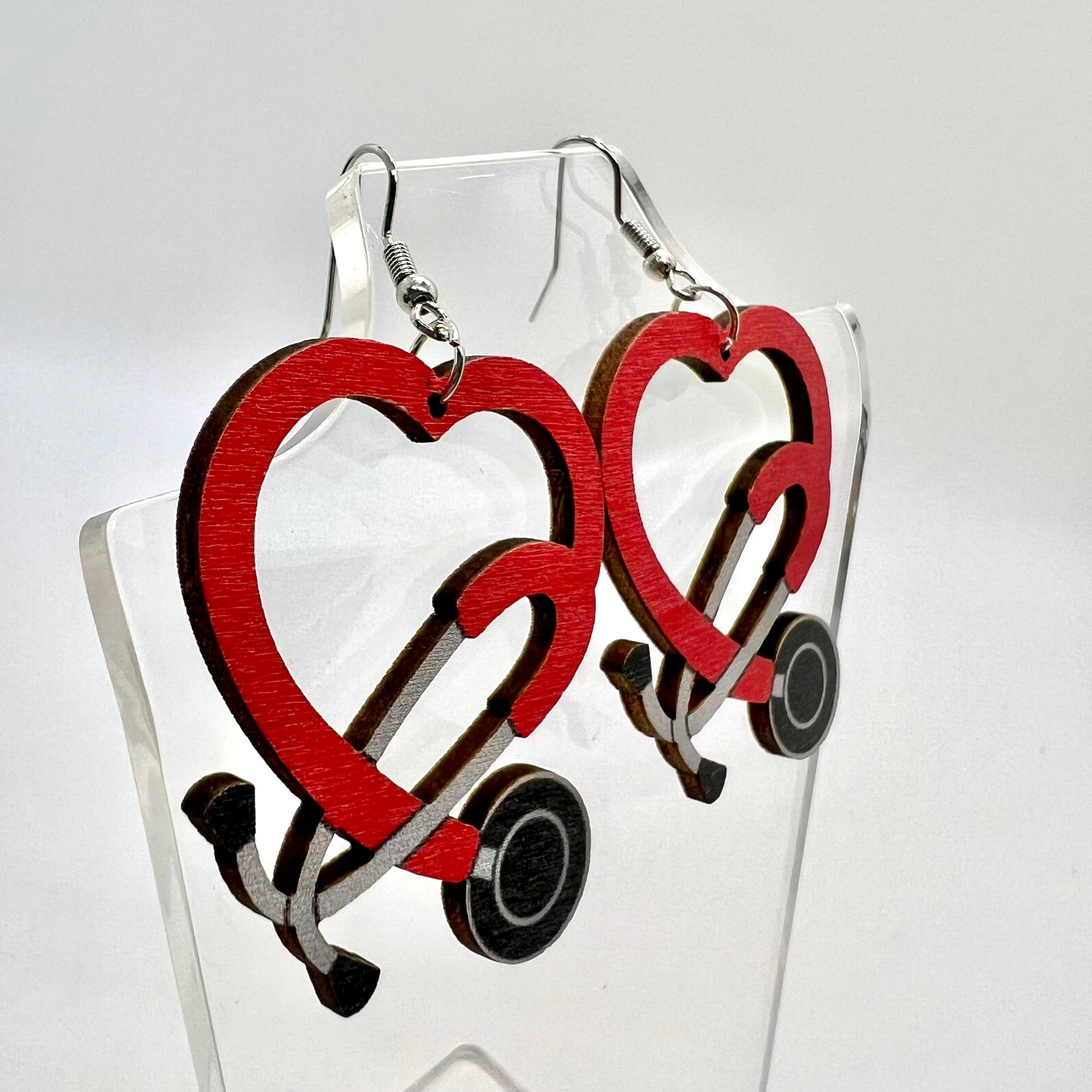 Nurse Heart Earrings