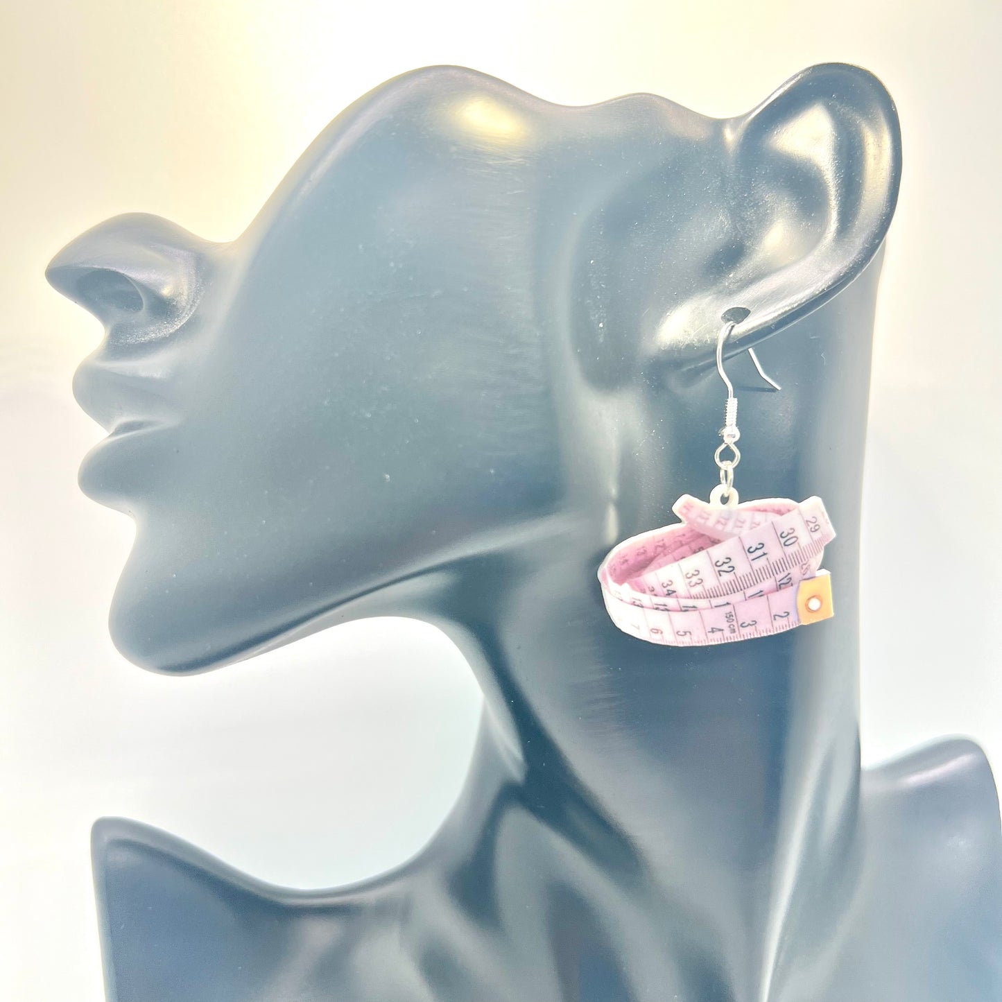 Tape Measure Earrings