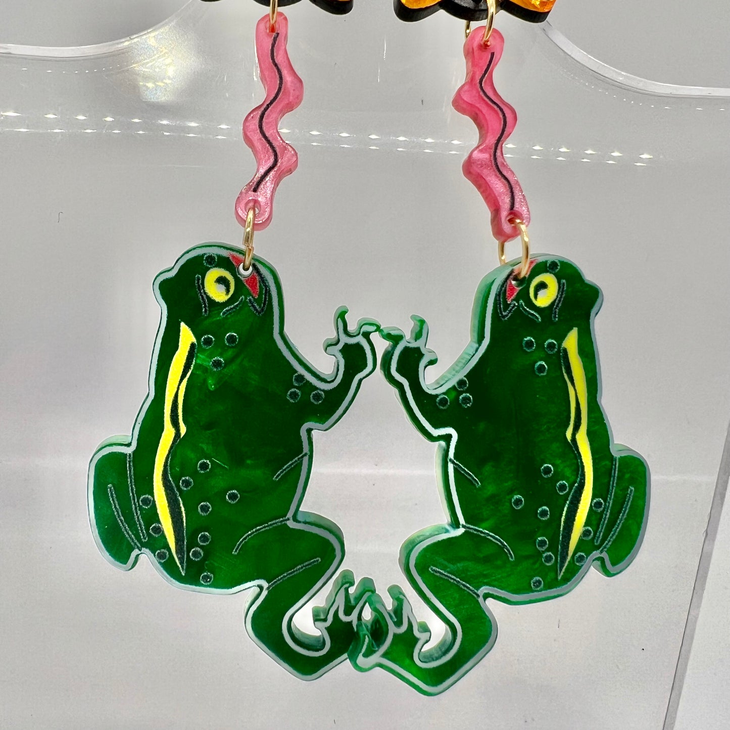 Frog & Fly Earrings