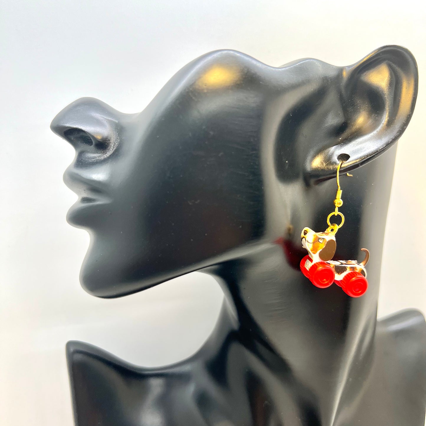Pull Along Puppy Earrings