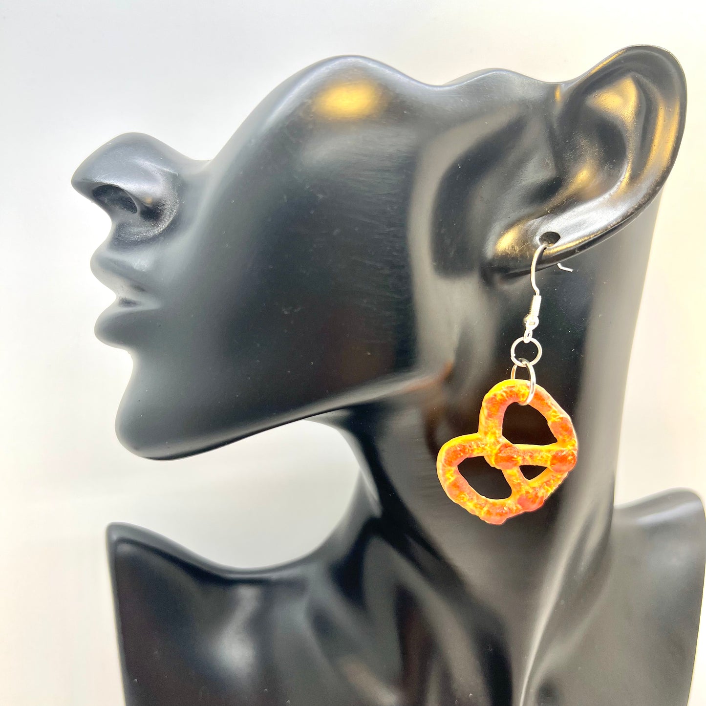 Pepperoni Pretzel Earrings