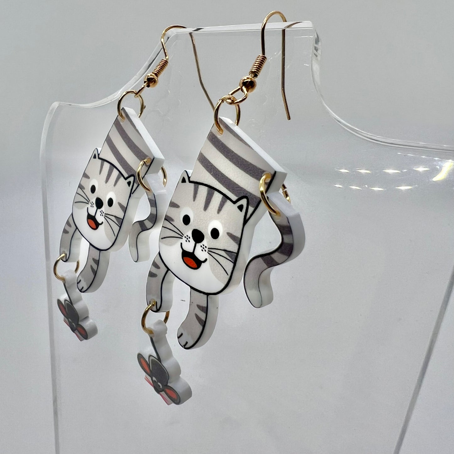 Cat & Mouse Earrings