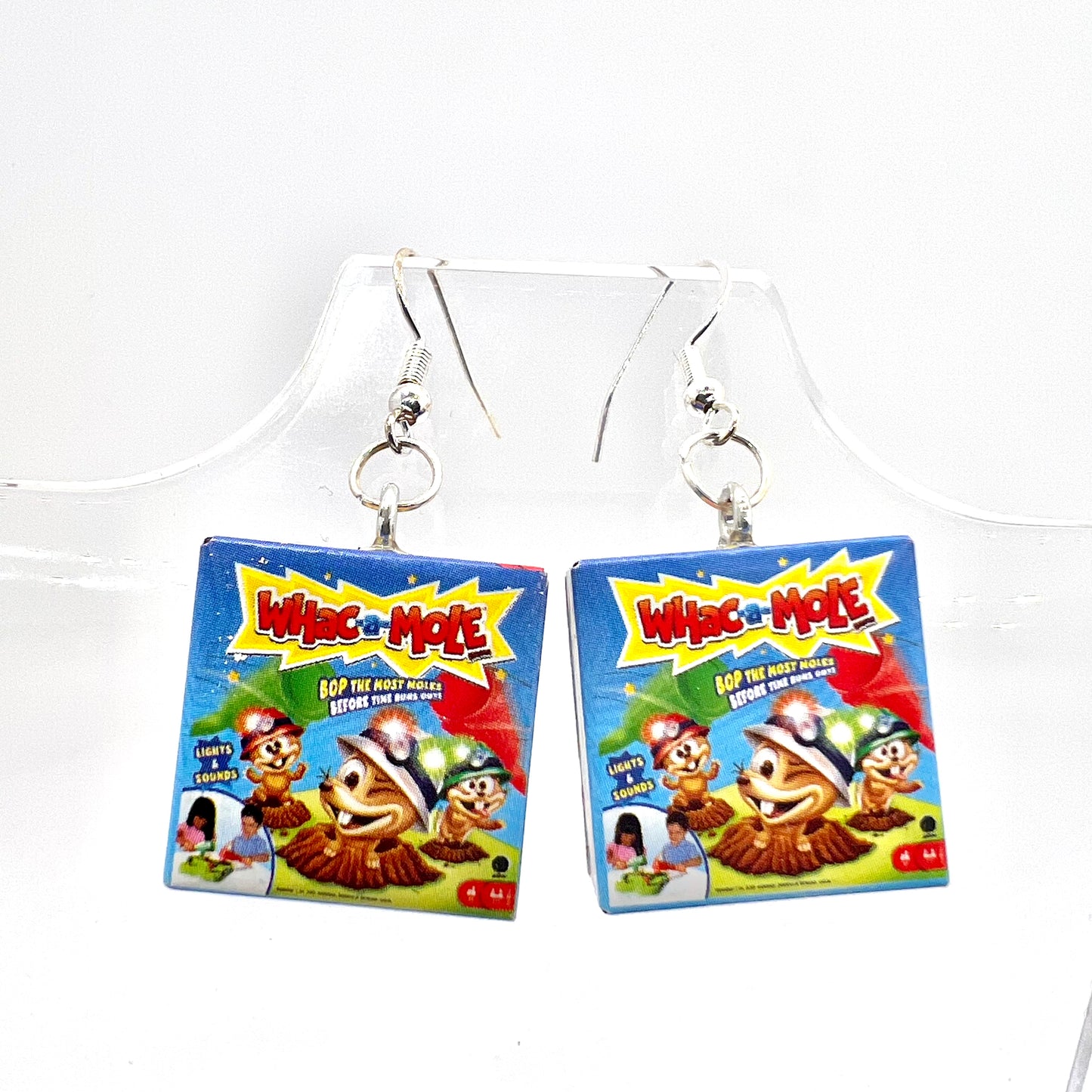 Whac-A-Mole Game Earrings