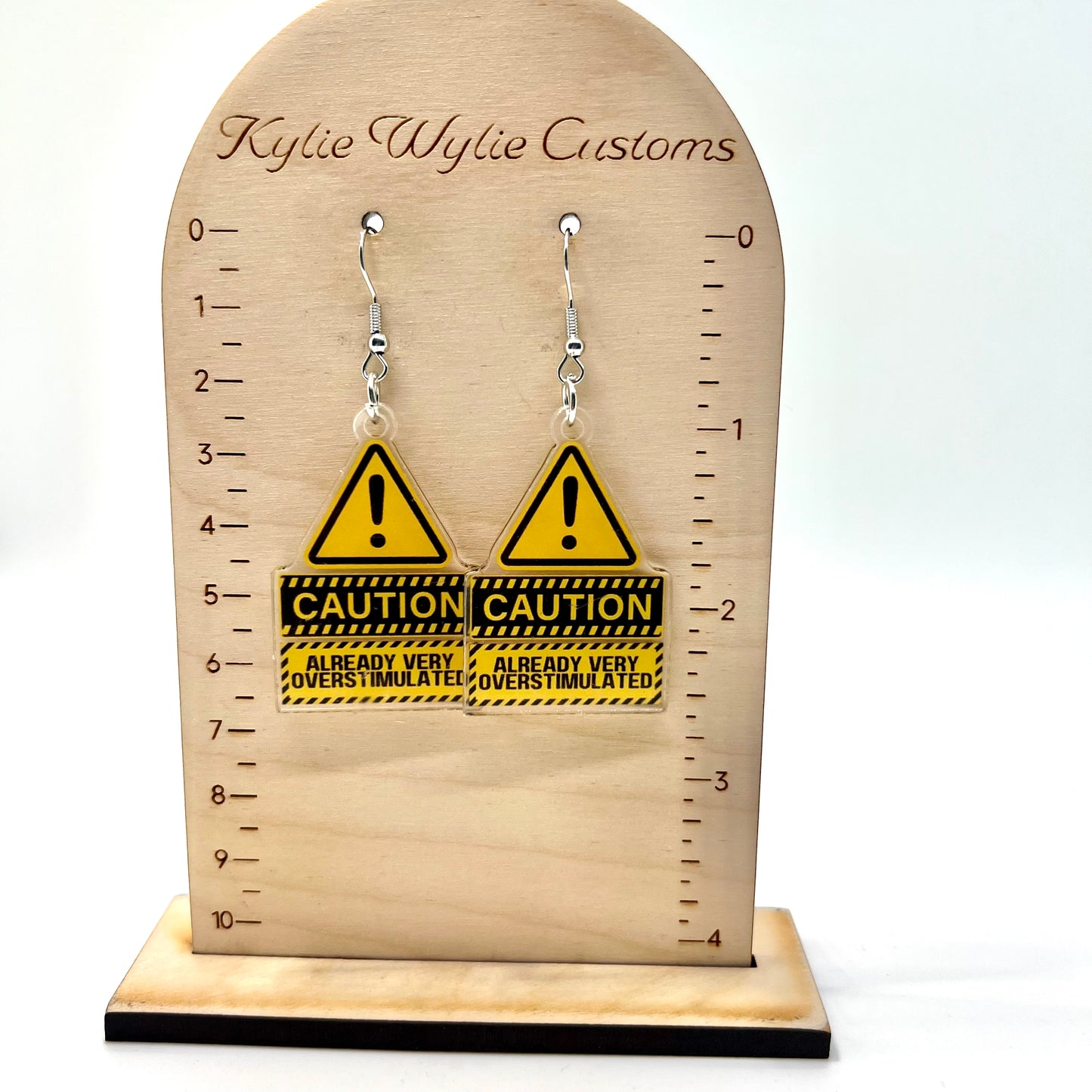 Caution! Overstimulated Earrings