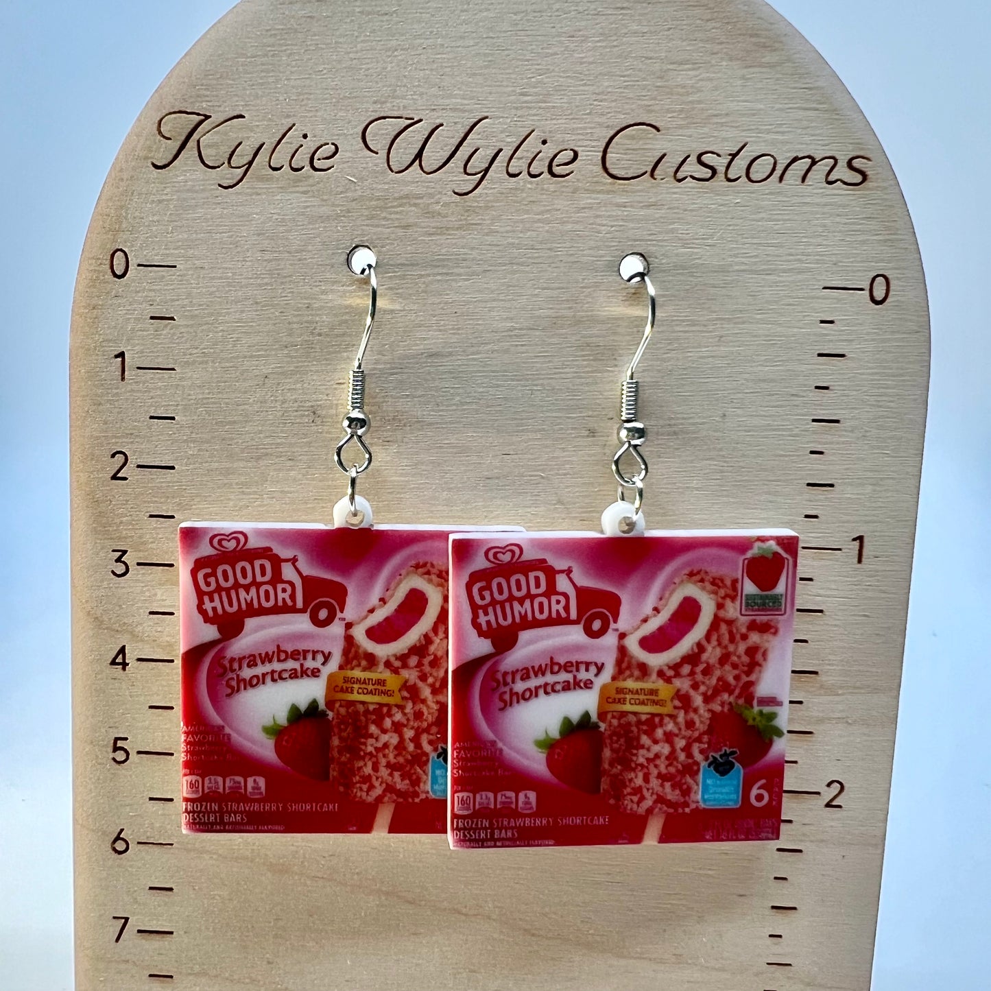 Strawberry Bar Earrings